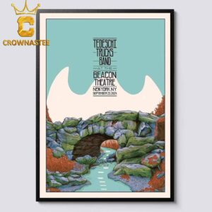 Tedeschi Trucks Band New York NY 2024 At The Beacon Theatre On September 25th Home Decor Poster Canvas