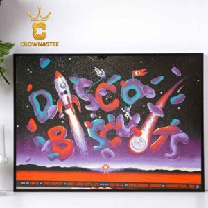 The Disco Biscuits Salt Lake City Utah 2024 The Depot September 11th And In Livingston MT At Pine Creek Lodge September 13th 15th Home Decor Poster Canvas