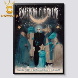 The Smashing Pumpkins Southaven MS 2024 BankPlus Amphtheater On September 10th Home Decor Poster Canvas