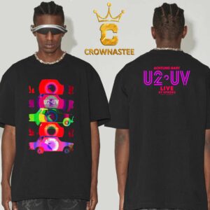 U2 Band UV Trabants Live At Sphere 2024 Two Sided T-Shirt