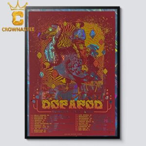 Umphreys McGee Dopapod Summer 2024 Tour Dates Home Decor Poster Canvas