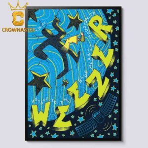 Weezer Houston TX 2024 On September 28th Voyage To The Blue Planet Tour Home Decor Poster Canvas