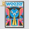 Weezer Washington DC 2024 The Anthem On September 14 15 Home Decor Poster Canvas