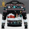 ACDC Brian Johnson Christmas Holiday Ugly Sweater