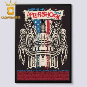 Aftershock Festival 2024 Sacramento CA Discovery Park From 10th To 13th Lineup Home Decor Poster Canvas