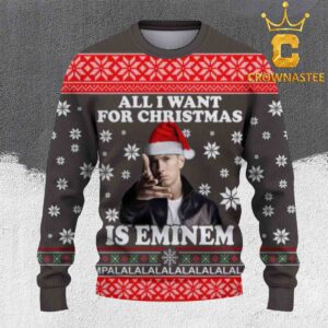 All I Want For Christmas Is Eminem Impala Ugly Sweater