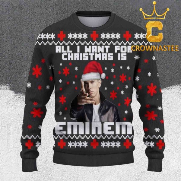 All I Want For Christmas Is Eminem Ugly Sweater