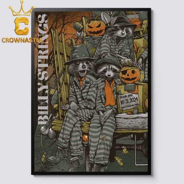 Billy Strings Halloween Run Baltimore MD 2024 CFG Bank Arena On October 31 Home Decor Poster Canvas