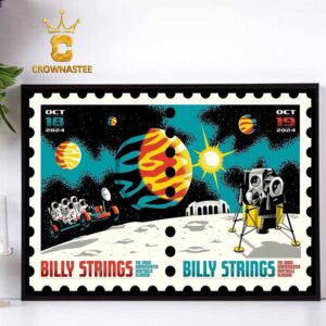 Billy Strings Huntsville Alabama 2024 The Orion Amphitheater On October 18th And 19th Home Decor Poster Canvas