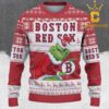 Boston Red Sox MLB 12 Grinch Ugly Christmas Sweater