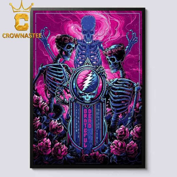 Celebrating Grateful Dead Run Of 1970 1971 Shows At The Capitol Theatre Home Decor Poster Canvas