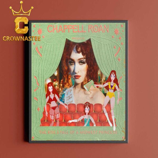 Chappell Roan The Rise And Fall Of A Midwest Princess Album Cover Home Decor Poster Canvas