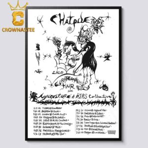 Chat Pile Band European UK Tour 2025 Dates Schedule Home Decor Poster Canvas