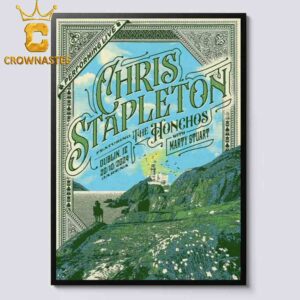 Chris Stapleton Dublin IE 2024 3Arena On October 20th Home Decor Poster Canvas