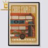 Chris Stapleton London UK 2024 The O2 Arena On October 23 24 Home Decor Poster Canvas