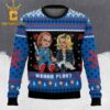 Chucky Hi Im Chucky Wanna Play Christmas Ugly Christmas Sweater