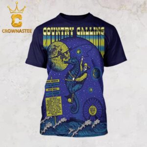 Country Calling Festival 2024 In Ocean City Mary Land On October 4th And 5th All Over Print T-Shirt