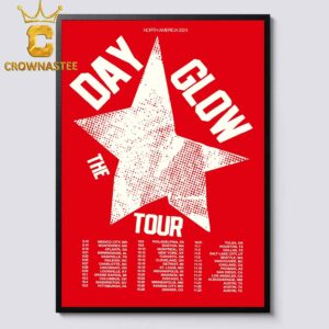 Dayglow The Tour North America 2024 Dates Home Decor Poster Canvas