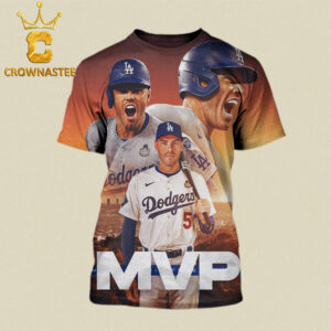 Freddie Freeman MVP The World Series Champions 2024 Los Angeles Dodgers MLB All Over Print T-Shirt