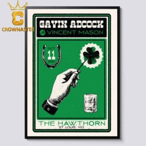 Gavin Adcock St Louis MO 2024 The Hawthorn Show On October 11th Home Decor Poster Canvas