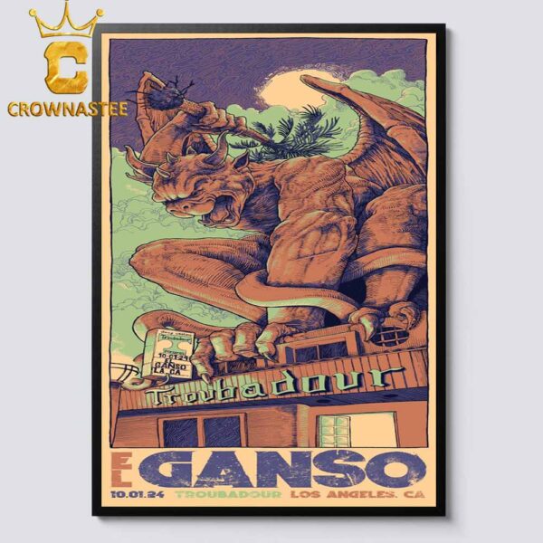 Goose The Band Los Angeles CA 2024 At The Troubadour El Ganso On October 1st Home Decor Poster Canvas