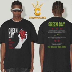 Green Day The Savior Tour 2024 American Idiot Two Sided T-Shirt