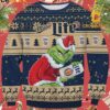 Grinch Funny Holiday Ugly Christmas Black Green Sweater