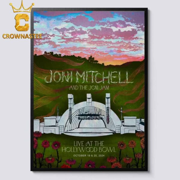 Joni Mitchell And The Joni Jam Hollywood Bowl On October 19th And 20th Home Decor Poster Canvas