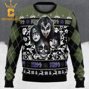 Kiss Band Christmas Holiday Ugly Sweater