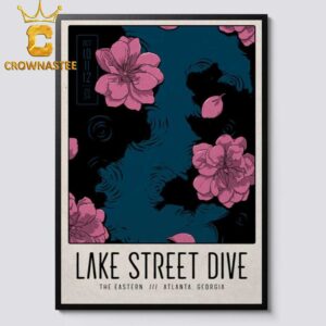 Lake Street Dive Atlanta GA 2024 The Eastern On October 10th 12th Home Decor Poster Canvas