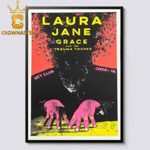 Laura Jane Grace Leeds UK 2024 Key Club On November 21 Home Decor Poster Canvas