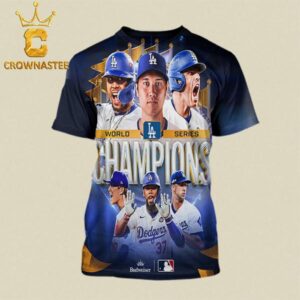 Los Angeles Dodgers MLB The 2024 World Series Champions All Over Print T-Shirt