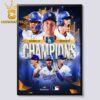 Los Angeles Dodgers 2024 The World Series Champions MLB Home Decor Poster Canvas