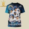 Shohei Ohtani Los Angeles Dodgers The 2024 World Series Champions MLB All Over Print Classic T-Shirt