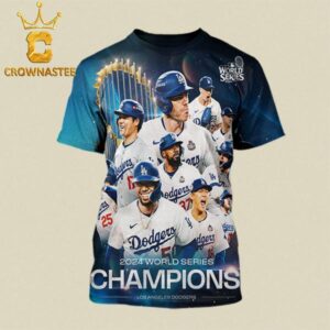 Los Angeles Dodgers The World Series Champions 2024 MLB All Over Print T-Shirt