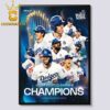 Shohei Ohtani Los Angeles Dodgers The 2024 World Series Champions MLB Home Decor Poster Canvas