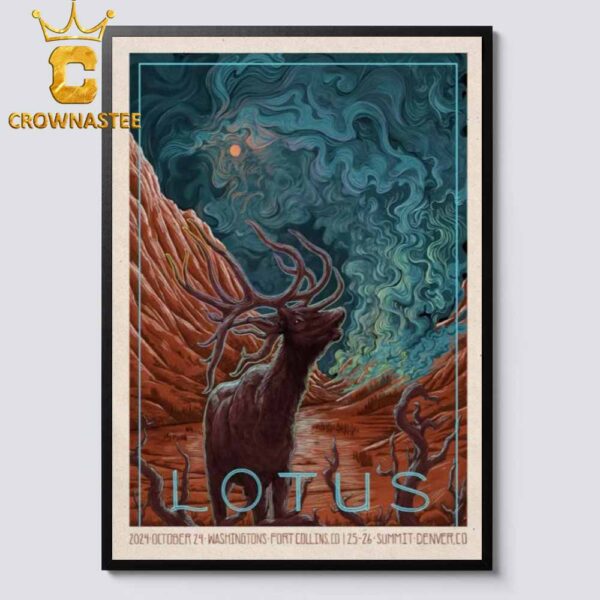 Lotus Washintons Fort Collins And Summit Denver Colorado 2024 On October 24 25 26 Home Decor Poster Canvas