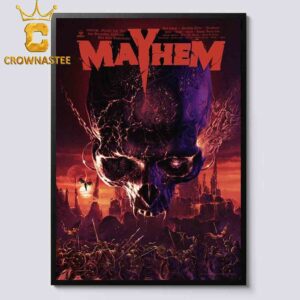 Mayhem Festival San Bernardino CA 2024 Glen Helen Amphitheater On October 12th Home Decor Poster Canvas