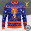 New York Mets MLB Snoopy Funny Christmas Holiday Ugly Sweater