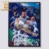 New York Yankees American League Champions ALCS 2024 Go To World Series Home Decor Poster Canvas