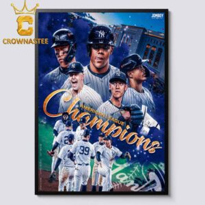 New York Yankees ALCS 2024 American League Champions World Series Bound Home Decor Poster Canvas