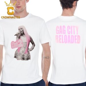 Nicki Minaj Pink Friday 2 World Tour GAG City Reloaded Two Sided T-Shirt Sweater