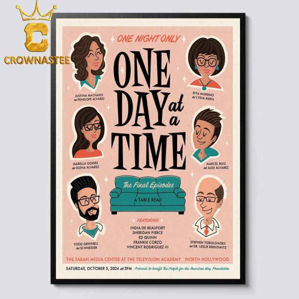 One Day At A Time The Saban Media Center At The Television Academy North Hollywood On October 5th 2024 Home Decor Poster Canvas