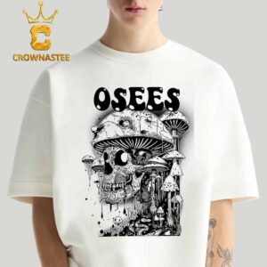 Osees Band Mushroom Skull Classic T-Shirt Long Sleeve