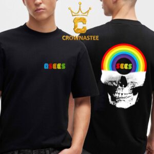 Osees Band Rainbow Skull Two Sided Hoodie T-Shirt