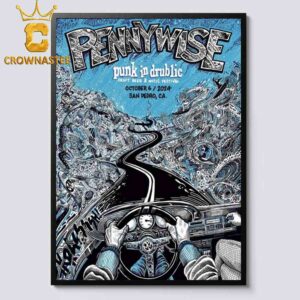 Pennywise Punk In Drublic Festivals San Pedro CA 2024 Craft Beer And Music On October 6th Home Decor Poster Canvas