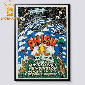 Phish Band Albany NY 2024 At MVP Arena On October 25 26 27 Home Decor Poster Canvas