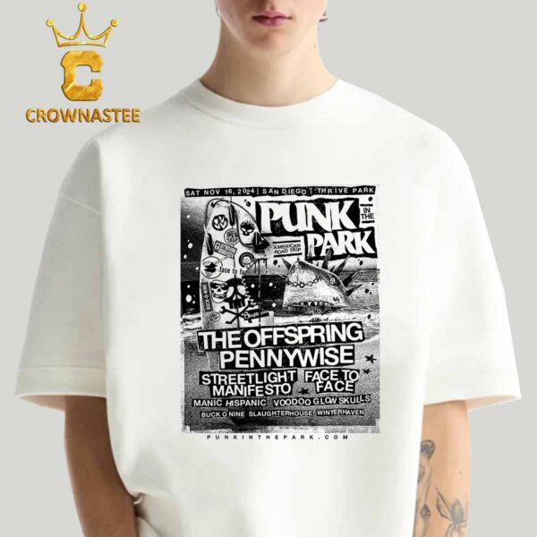 Punk In The Park San Diego California 2024 Thrive Park On November 16th Classic T-Shirt