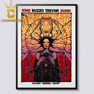 Real King Buzzo Trevor Dunn Santeria Milano On October 25th 2024 Home Decor Poster Canvas