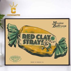 Red Clay Strays Denver CO Halloween 2024 Mission Ballroom On October 31th Green Version Home Decor Poster Canvas